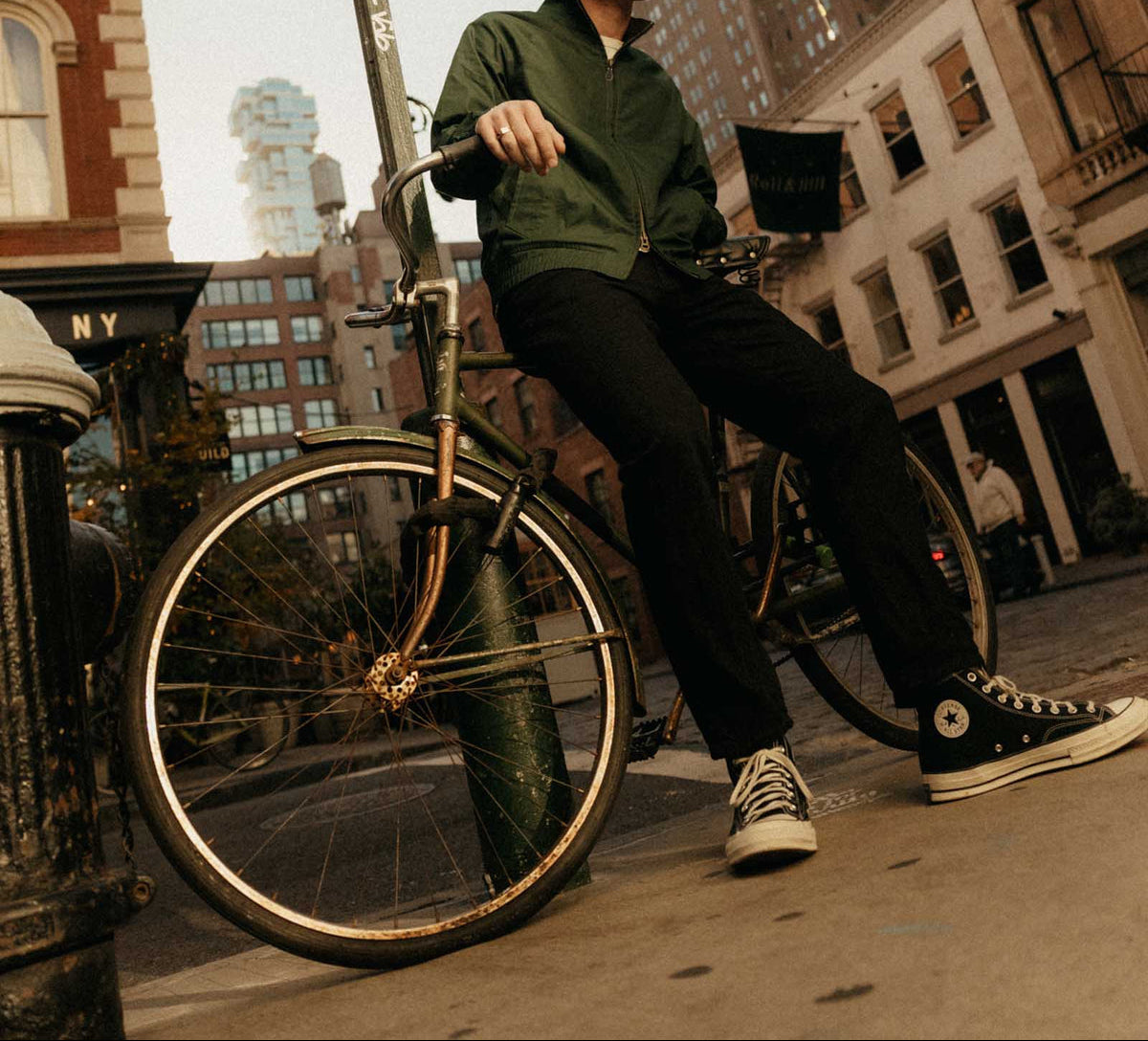 Taylor Stitch The Dean Jacket - Dark Spruce Twill