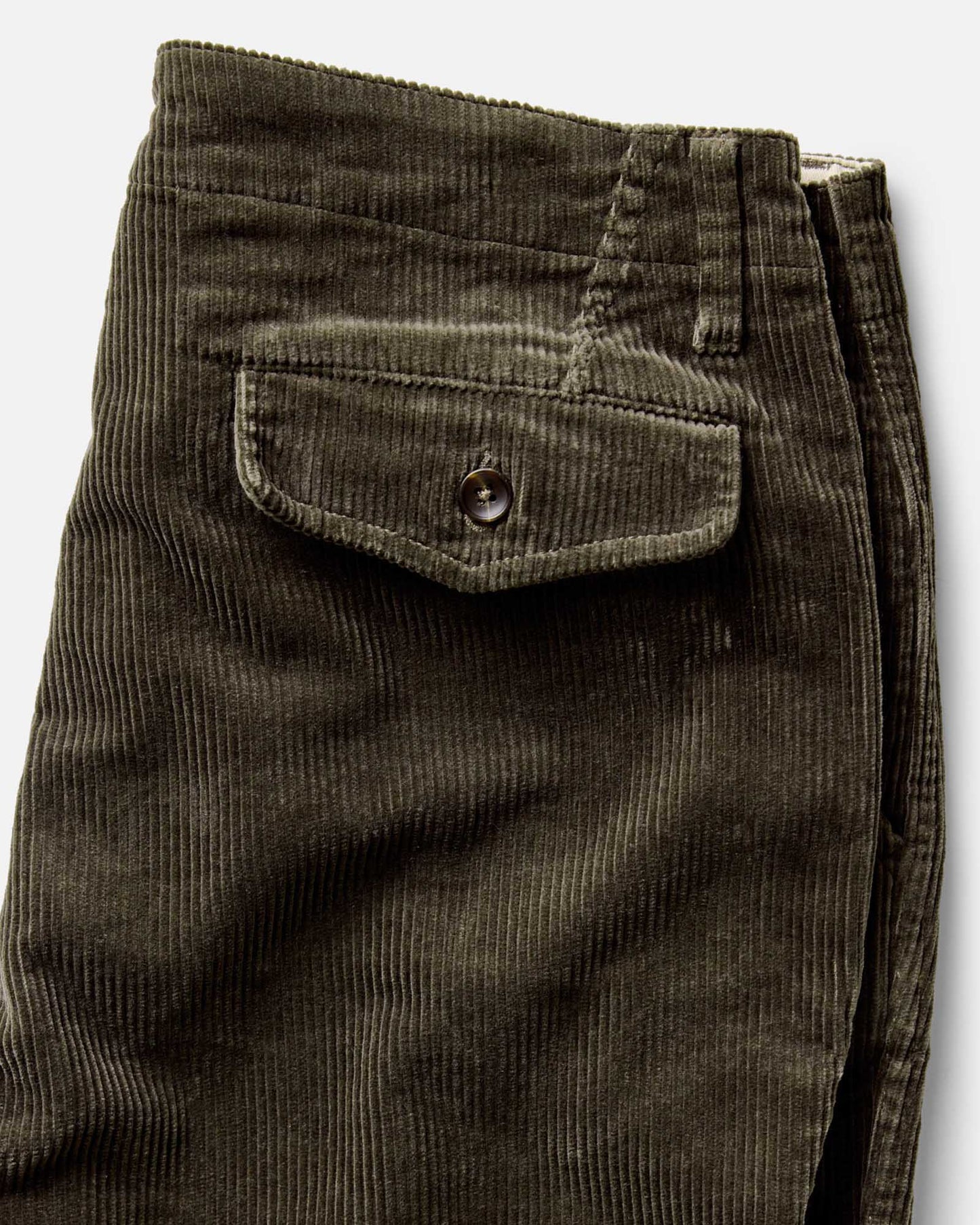 Taylor Stitch The Carnegie Pant -  Fatigue  Olive Corduroy