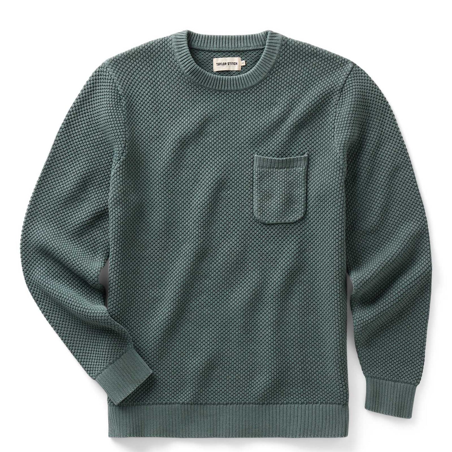 Taylor Stitch The Crawford Crew Sweater- Faded Spruce