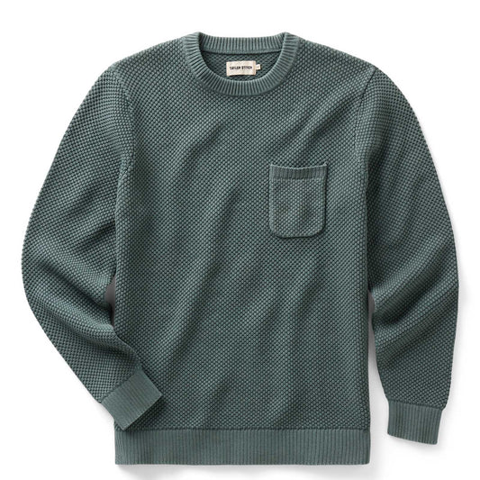 Taylor Stitch The Crawford Crew Sweater- Faded Spruce