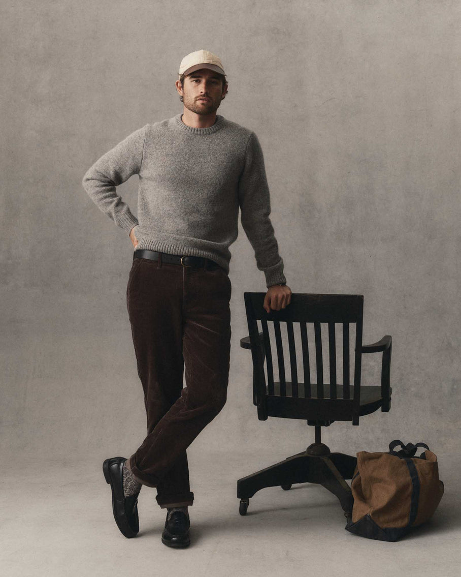 Taylor Stitch Eastmoor Sweater in Glen Wool