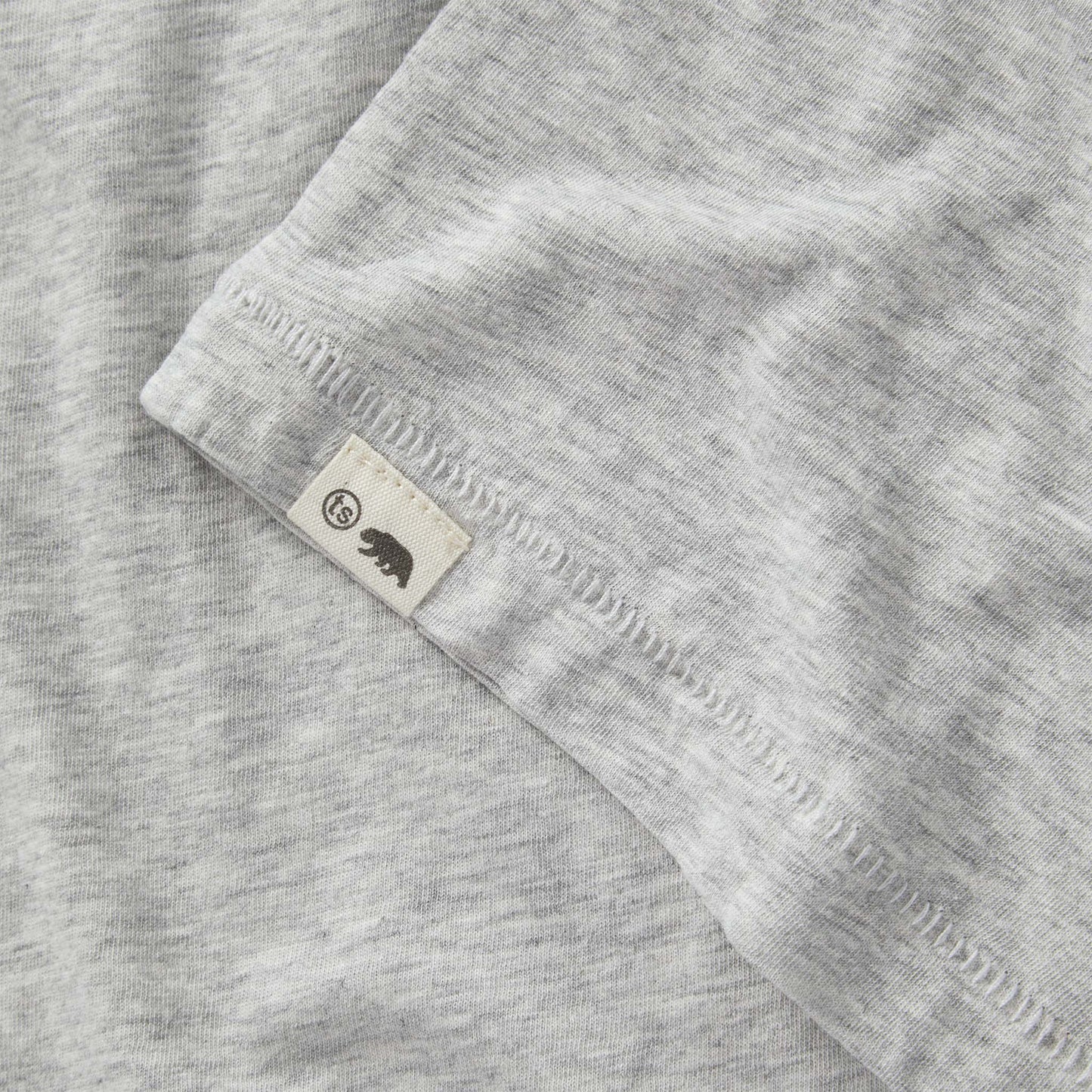 Taylor Stitch The Cotton Hemp Tee- Heather Grey