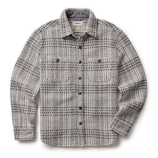 Taylor Stitch The Cutter Overshirt - Stone Plaid
