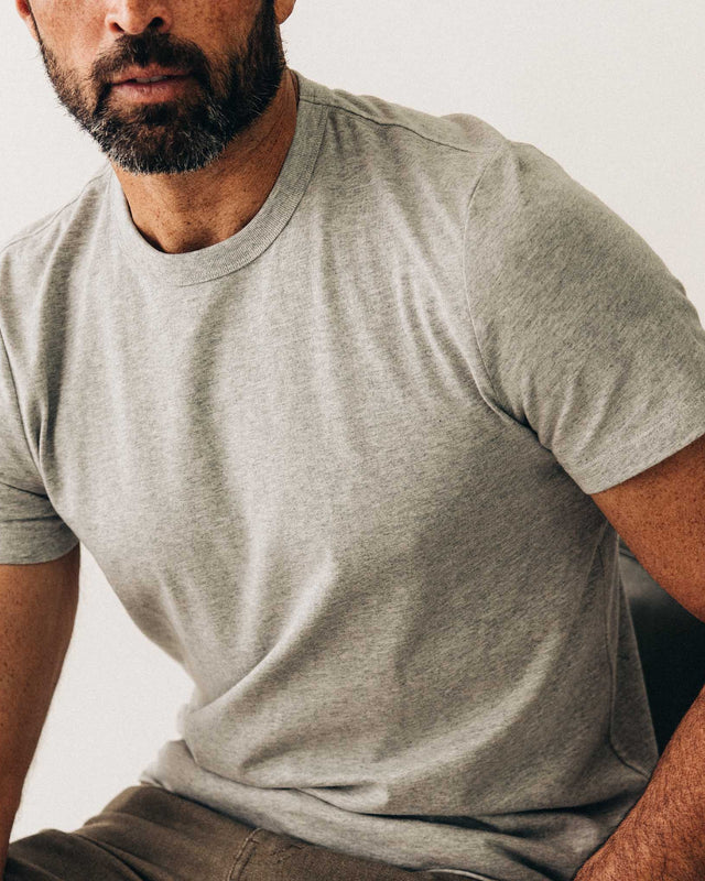 Taylor Stitch The Organic Tee- Heather Gray