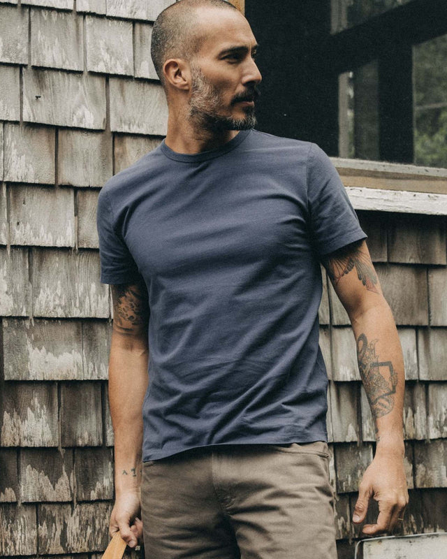 Taylor Stitch The Organic Cotton Tee- Navy