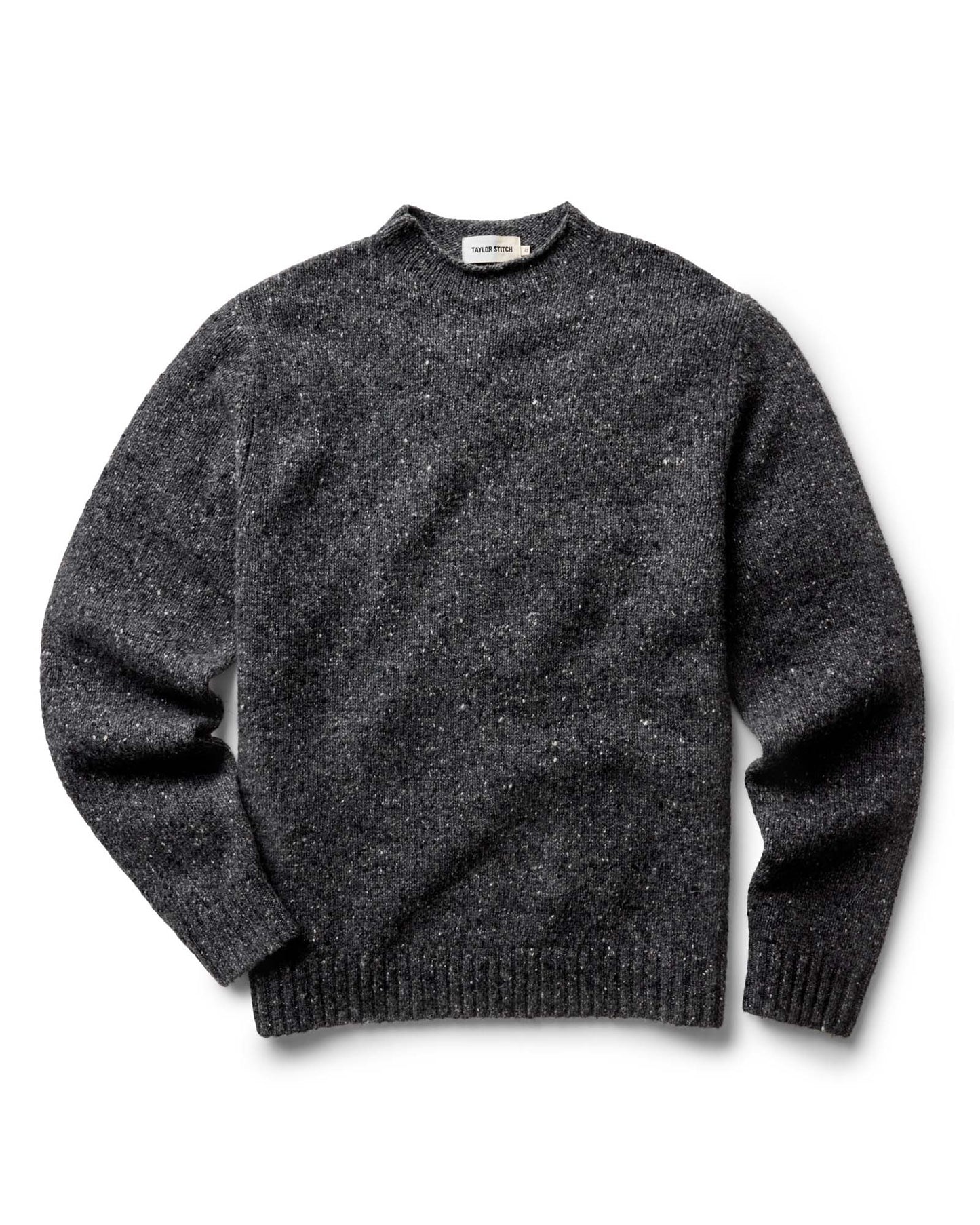 Taylor Stitch The Seafarer Sweater-  Charcoal Donegal