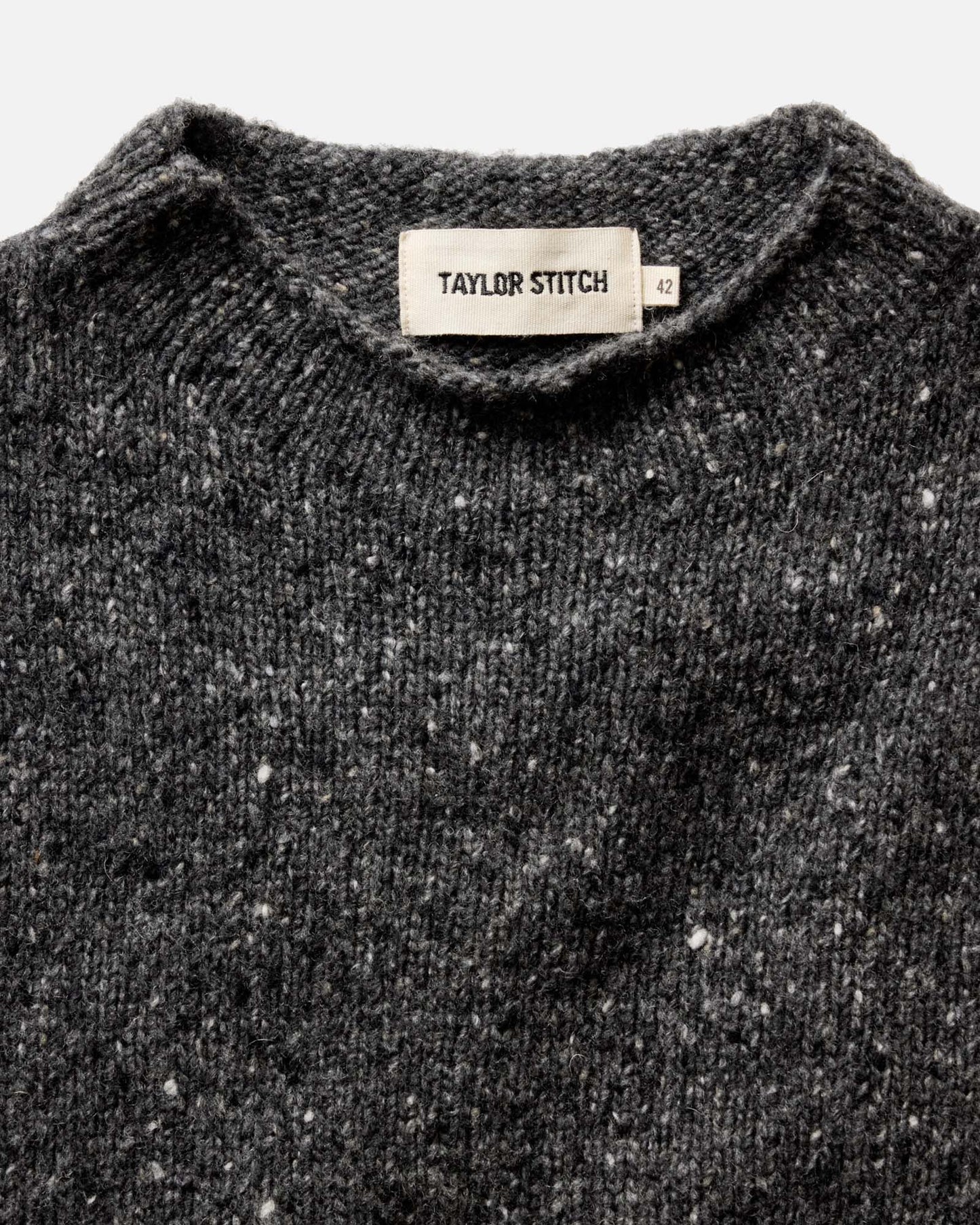 Taylor Stitch The Seafarer Sweater-  Charcoal Donegal