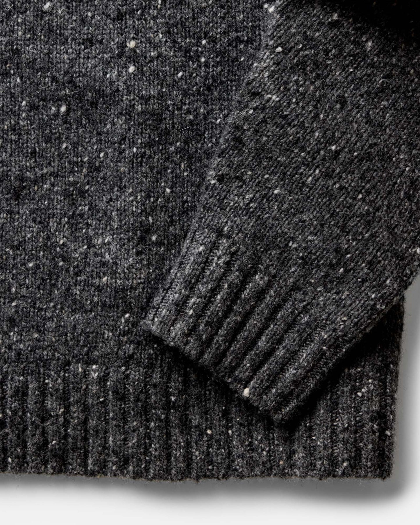 Taylor Stitch The Seafarer Sweater-  Charcoal Donegal