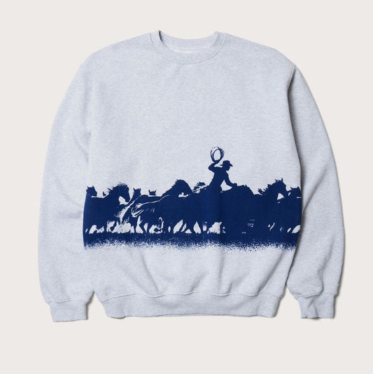 ONE OF THESE DAYS DRIFTEMN BACK AGAIN CREWNECK