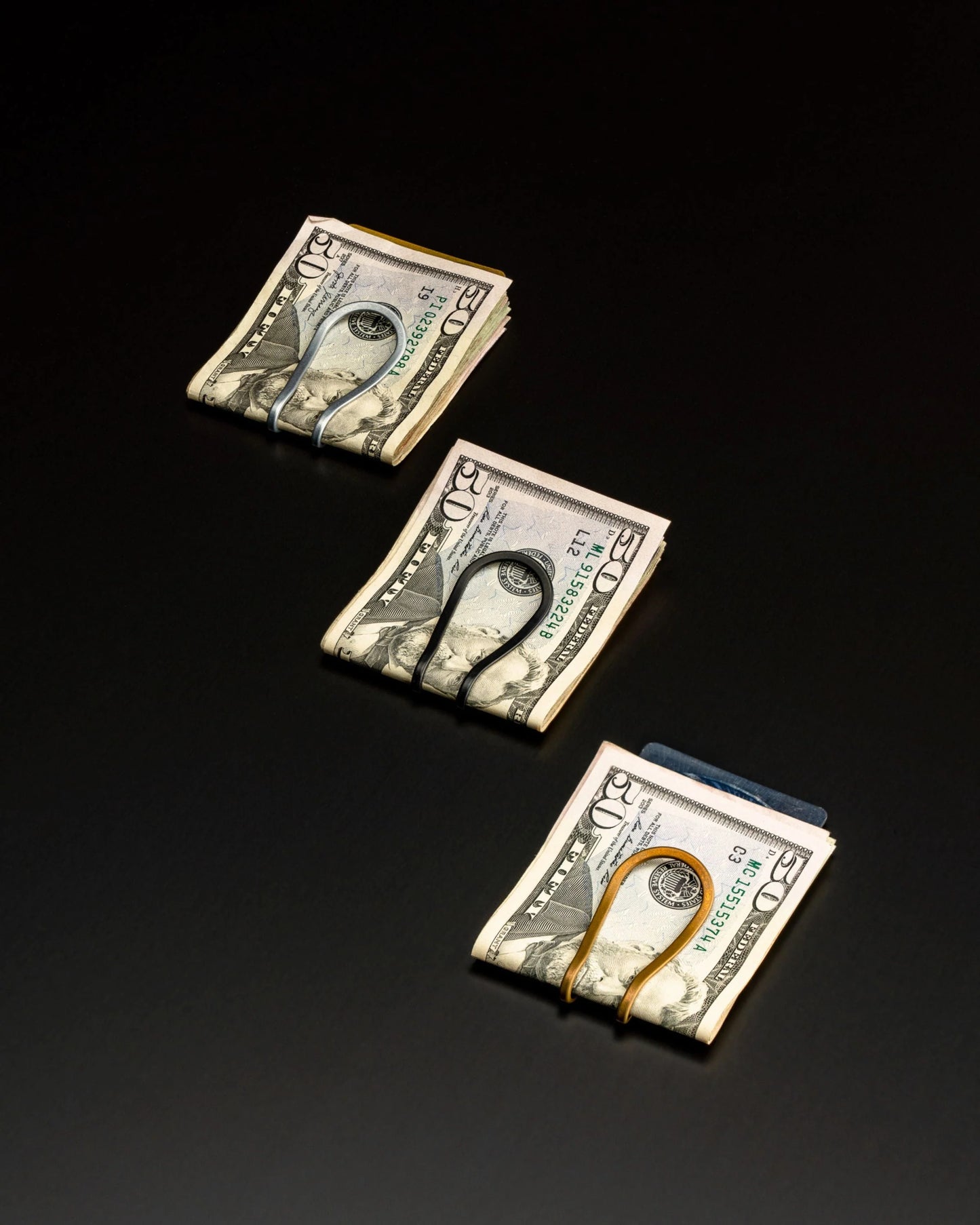 Craighill Station Money Clip- Vapor Black