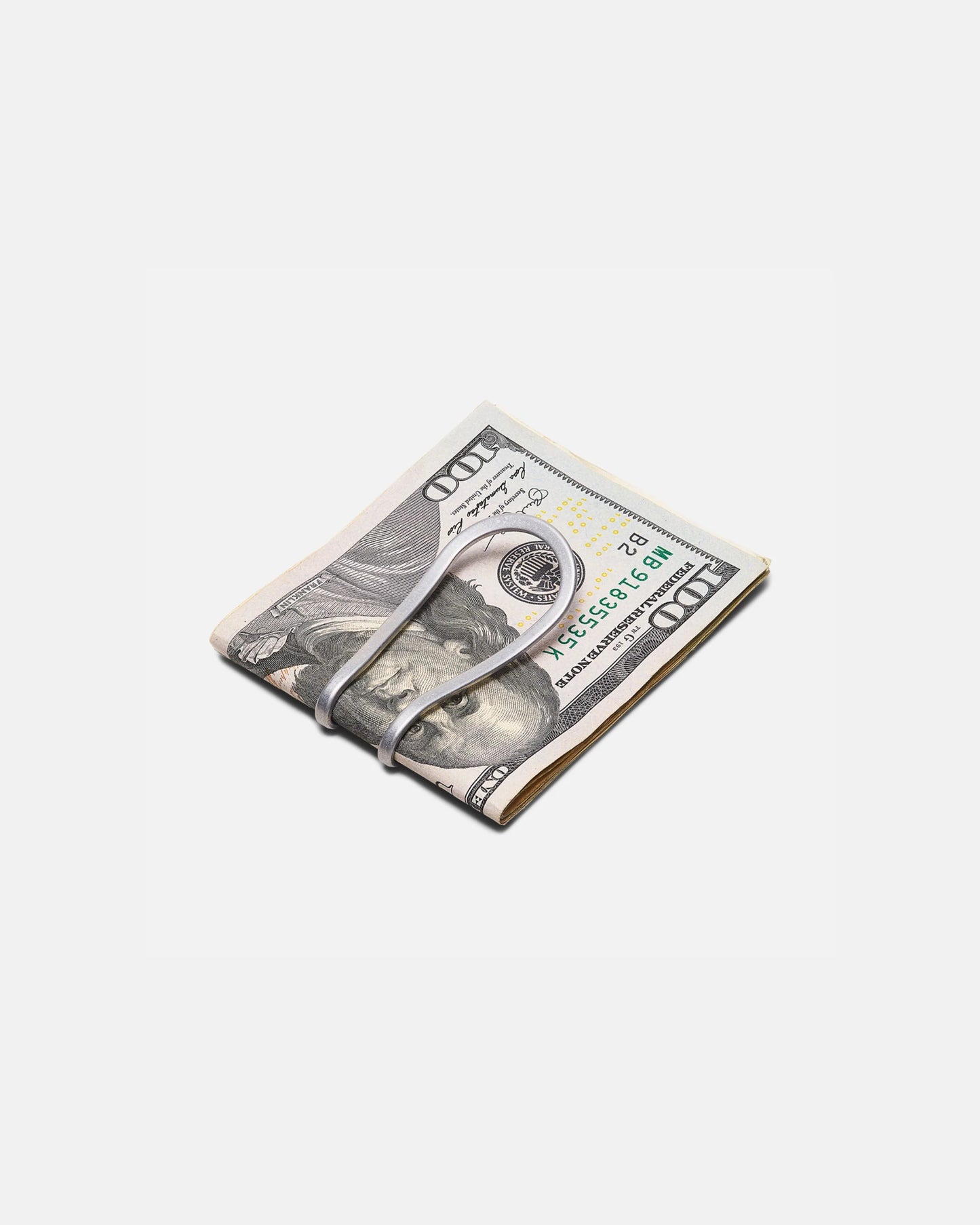 Craighill Station Money Clip- Vapor Silver