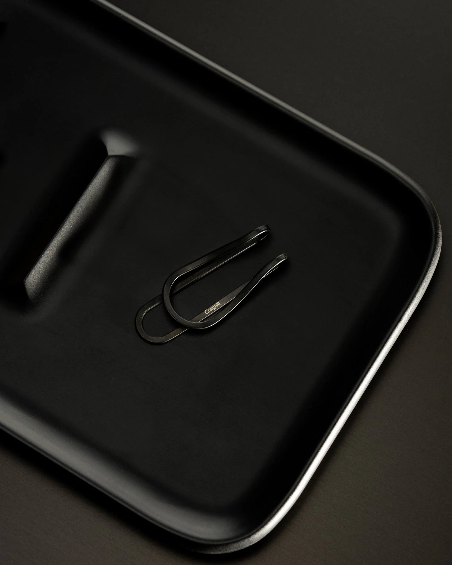 Craighill Station Money Clip- Vapor Black