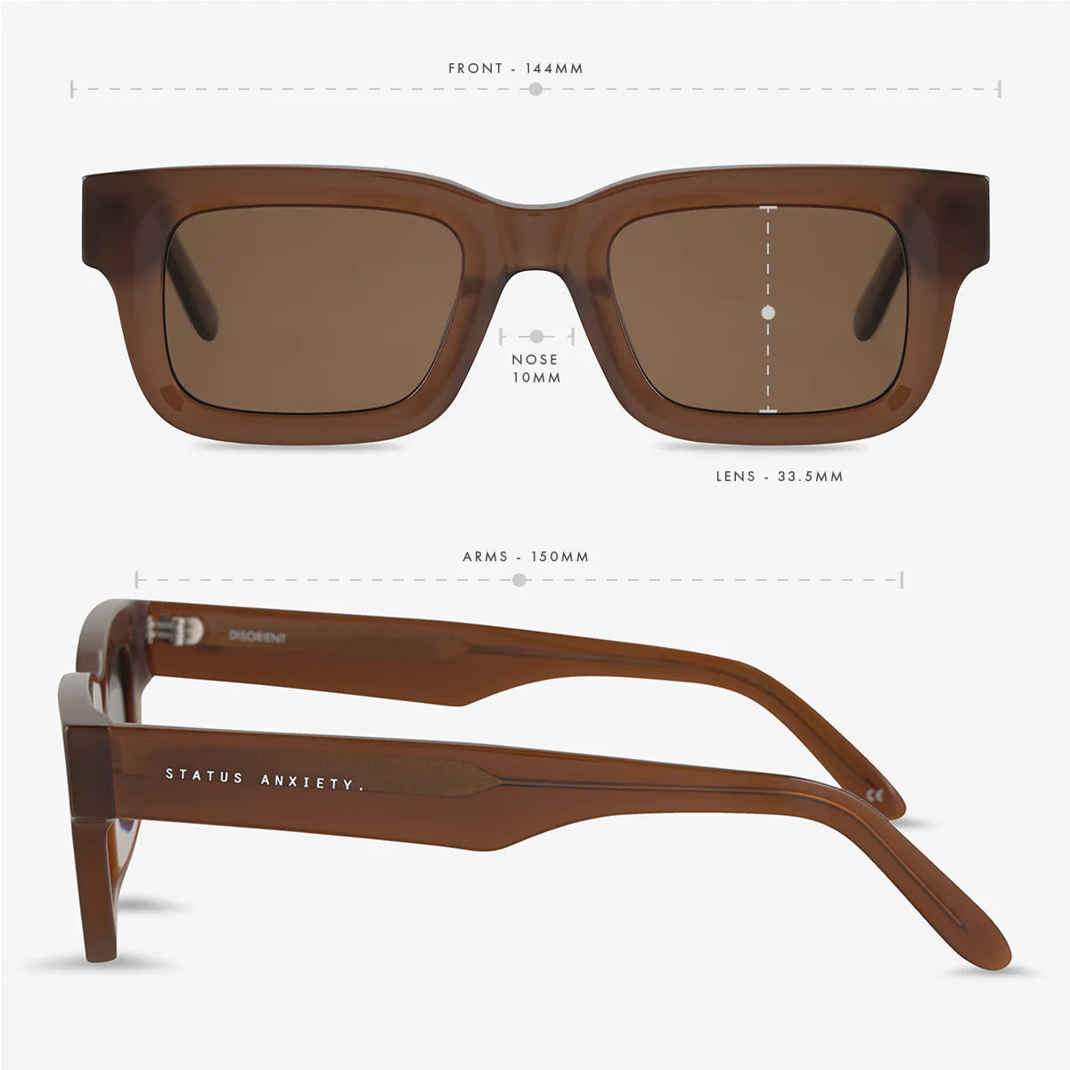 Status Anxiety Disorient Sunglasses - Brown