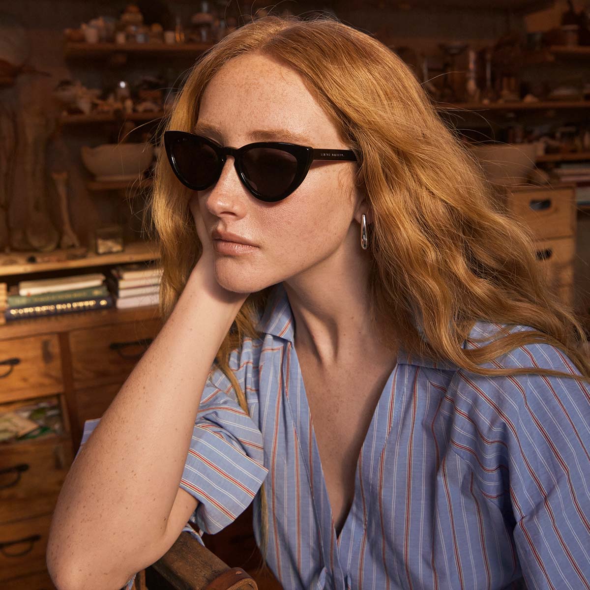 Status Anxiety Villain Sunglasses - Black