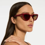 Status Anxiety Villain Sunglasses - Cherry