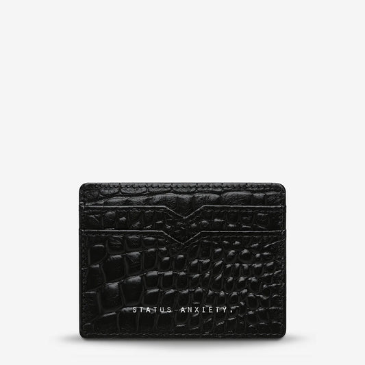 Status Anxiety Together For Now - Blk Croc Emboss