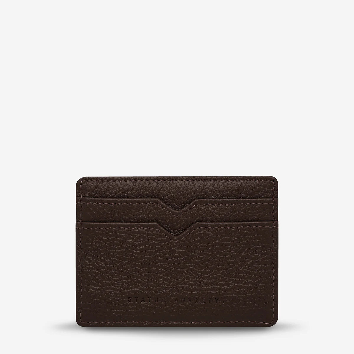 Status Anxiety Together For now Wallet- Cocoa