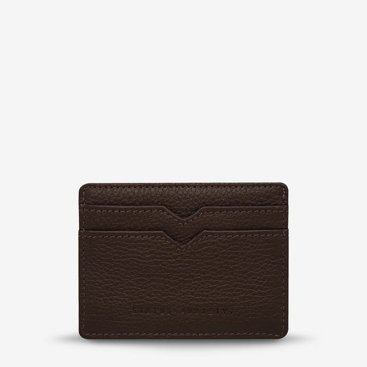 Status Anxiety Together For now Wallet- Cocoa