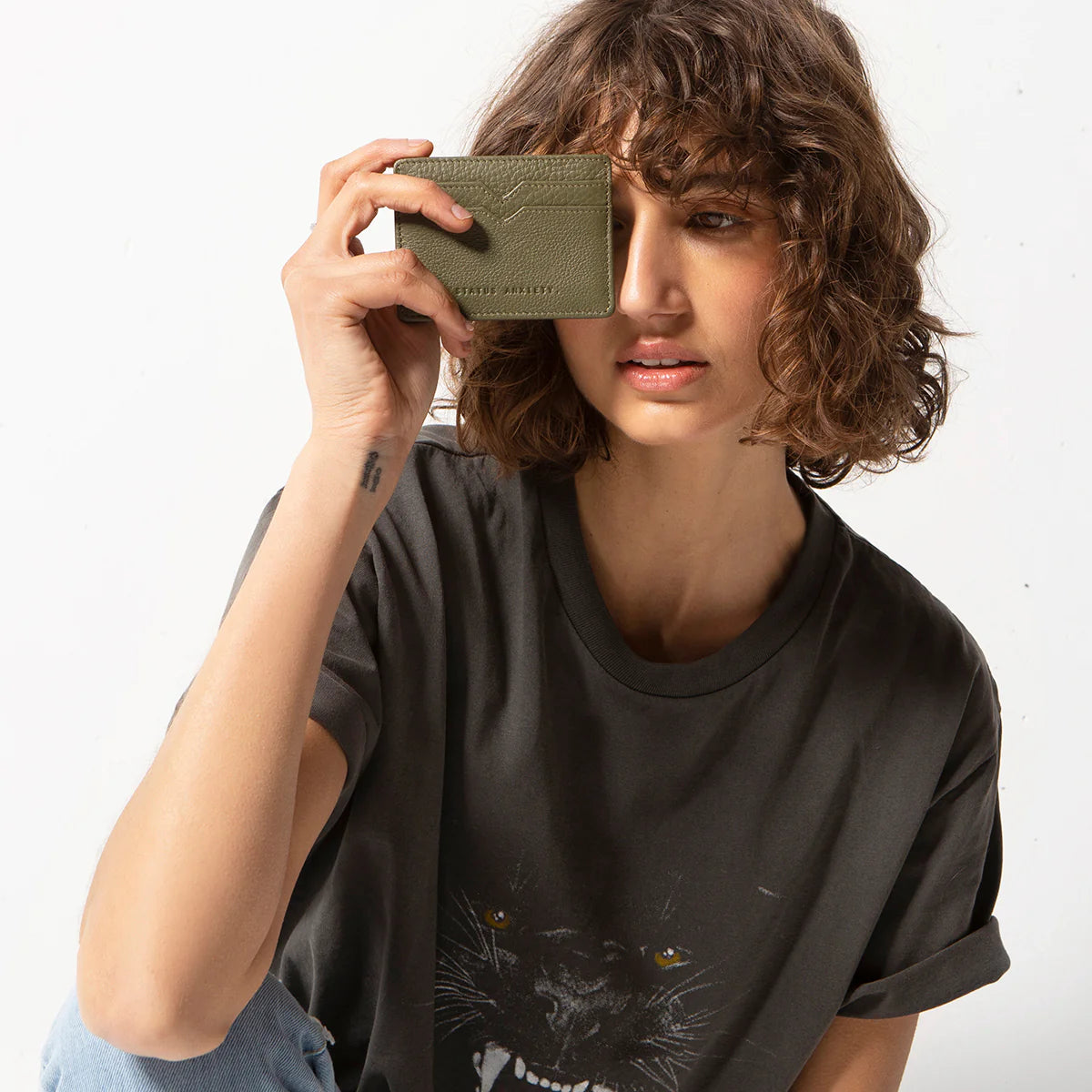 Status Anxiety Together For Now Wallet- Khaki