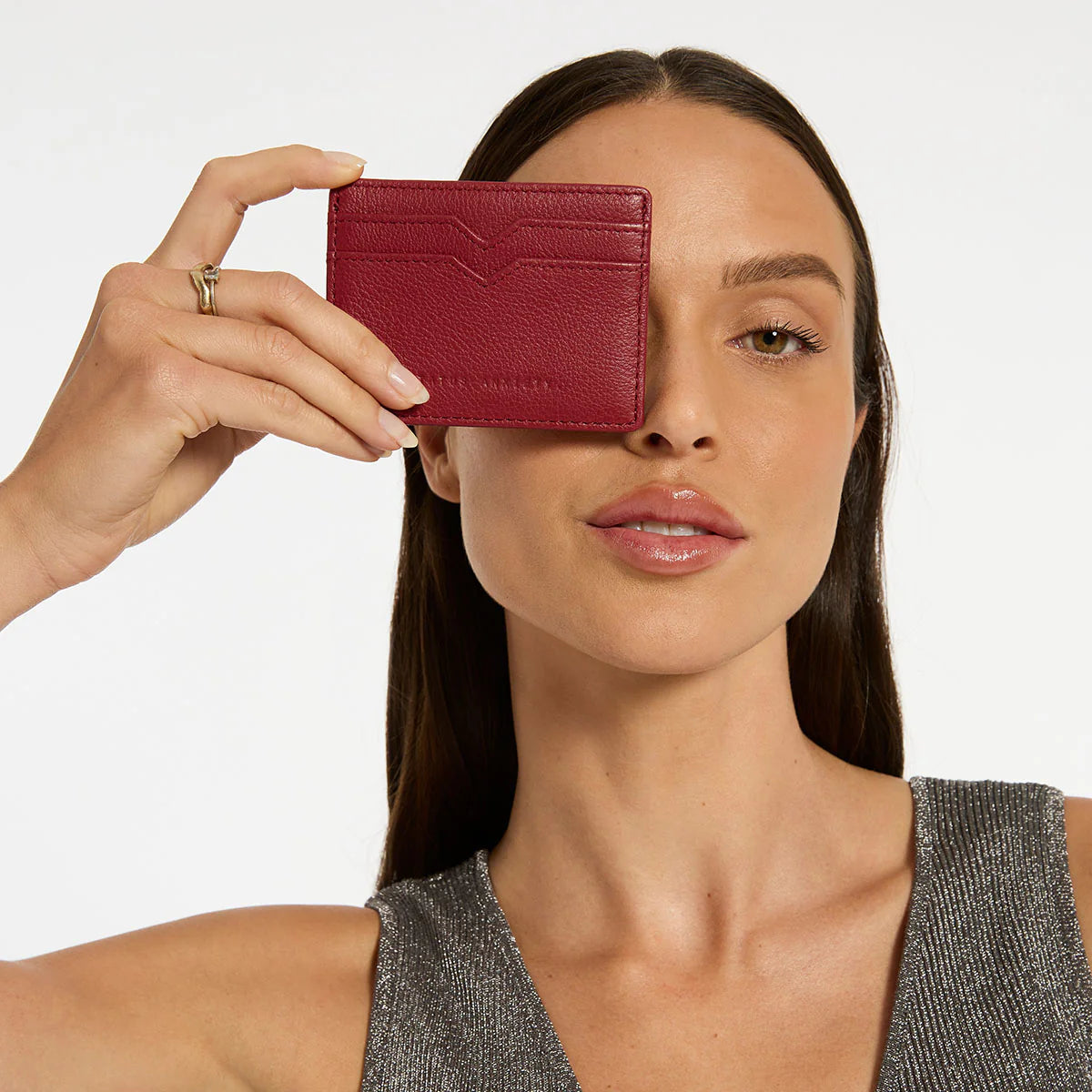 Status Anxiety together For Now Wallet- Rouge