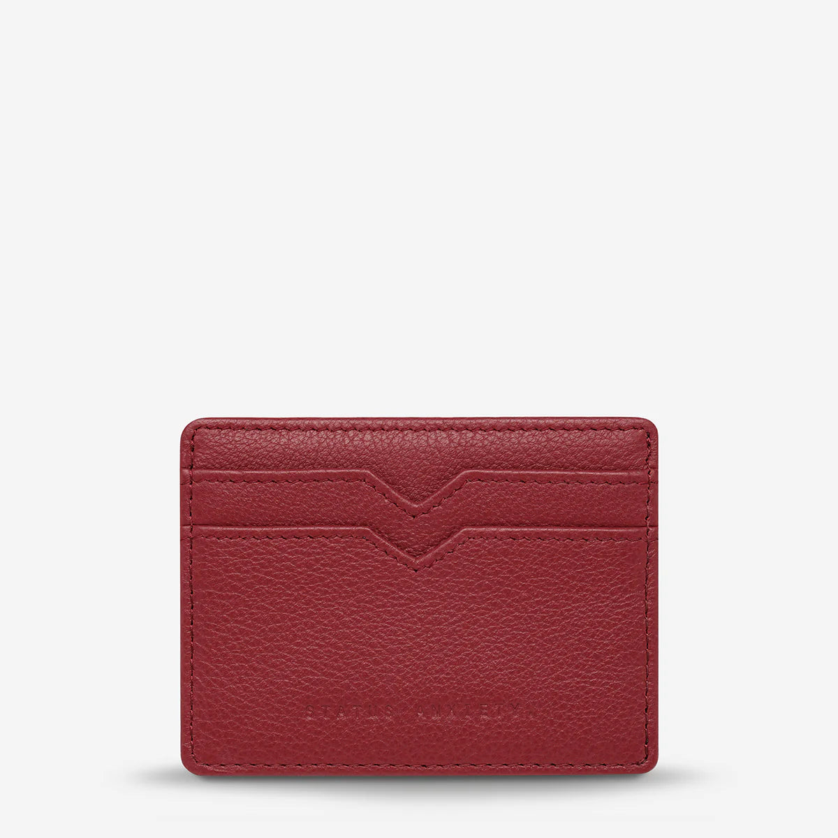 Status Anxiety together For Now Wallet- Rouge