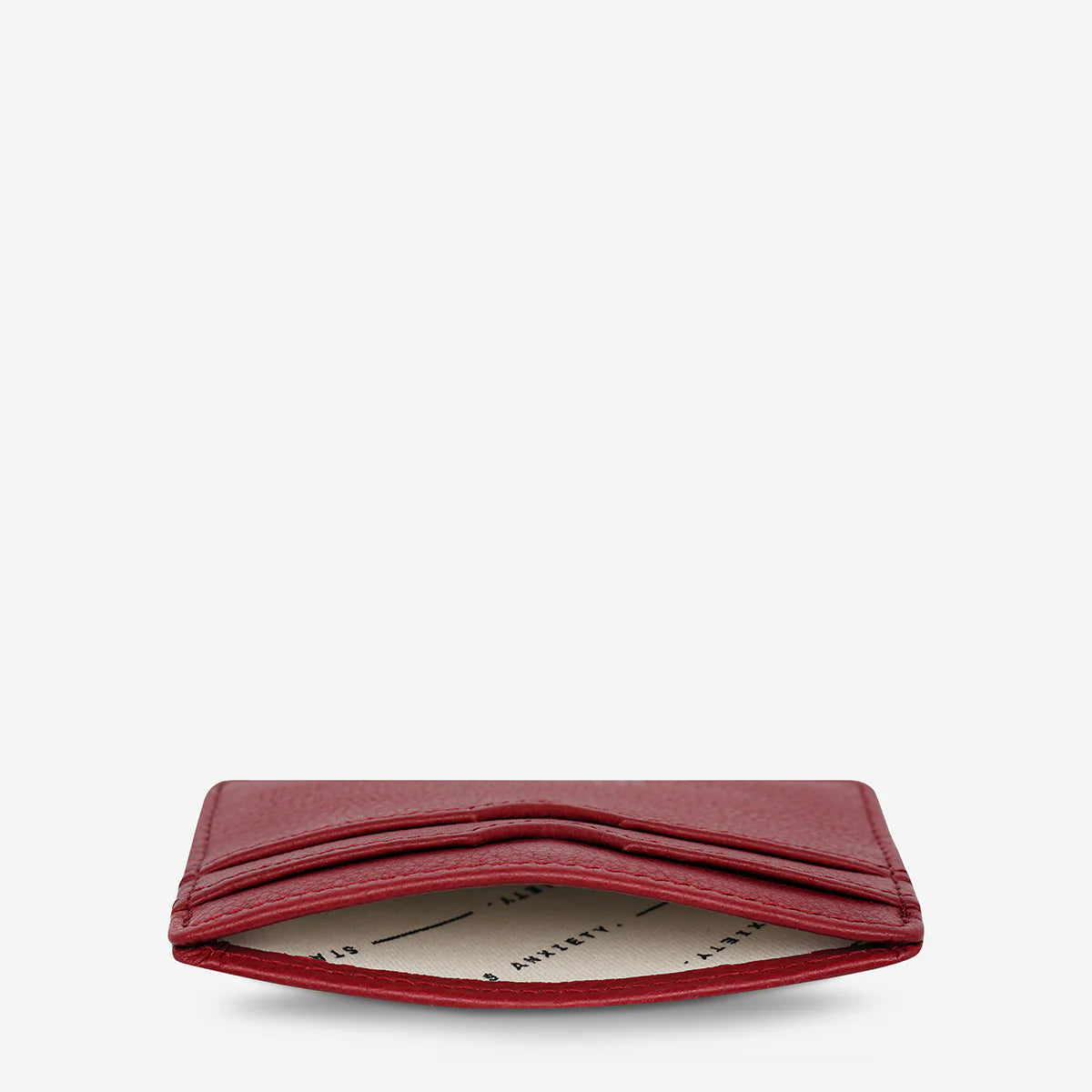 Status Anxiety together For Now Wallet- Rouge