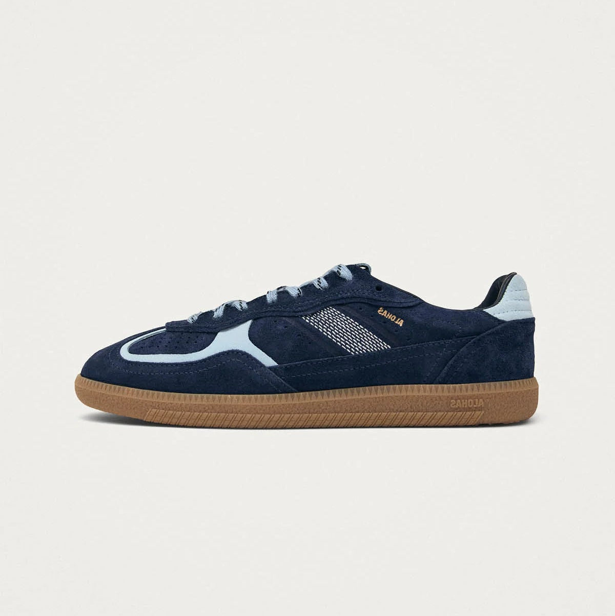 Tb.490 Rife Blue Tones Leather Sneakers