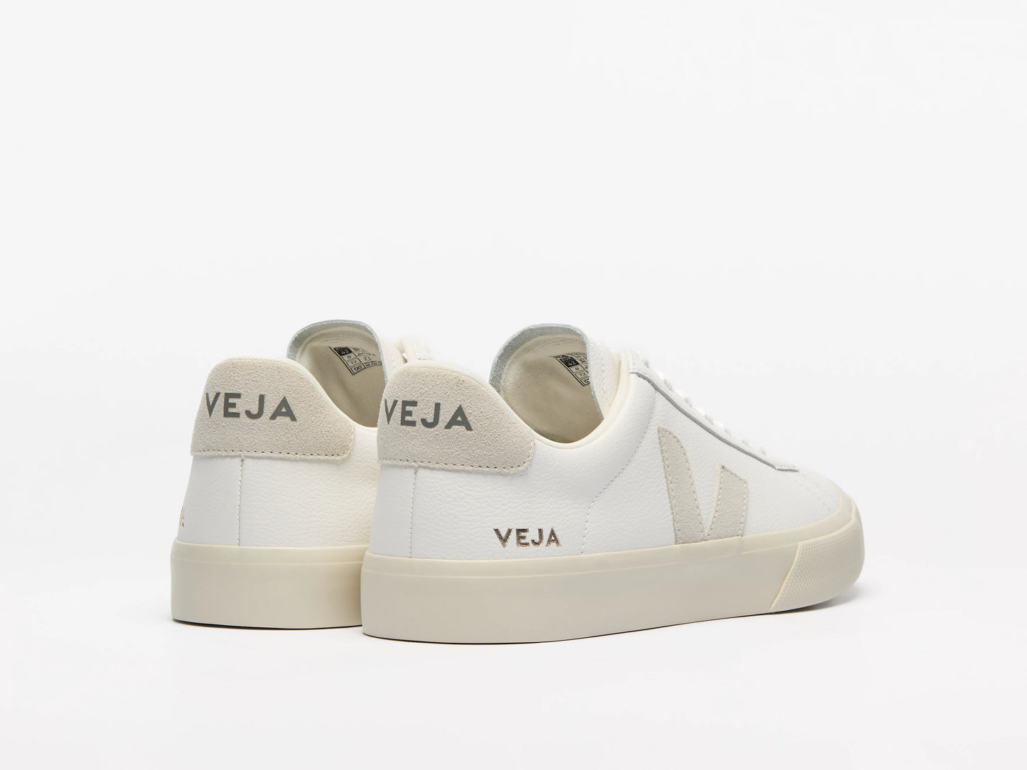 Veja  Womens Campo Leather - White Natural