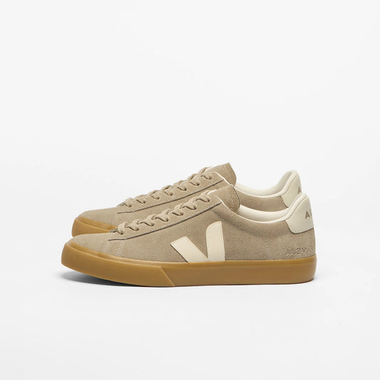 Veja Mens Campo Suede Taupe Pierre Natural