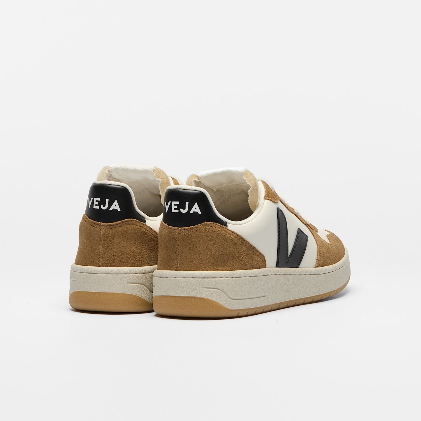 Veja Mens V 10 Prime Leather- Pure Black Tent