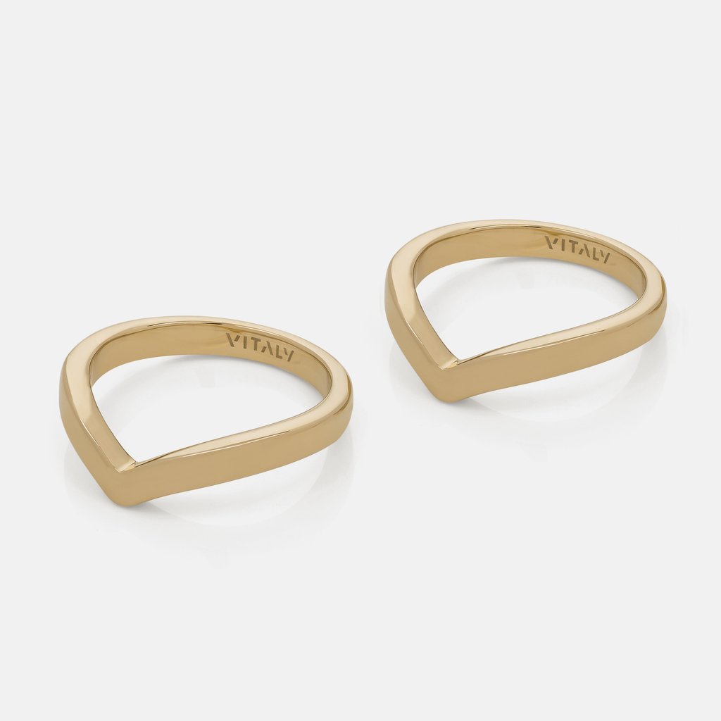 Vitaly Cell Ring, Gold