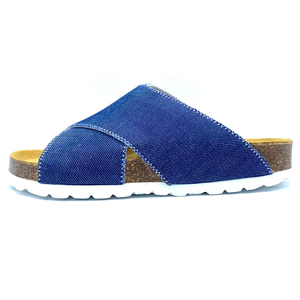 Magnafied Cross Over Sandals Japanese Denim